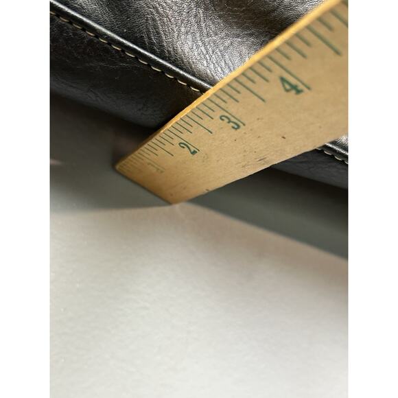 BOC Born Concepts Adjustable Crossbody Purse Black Faux Leather Zip Closure - Picture 13 of 16